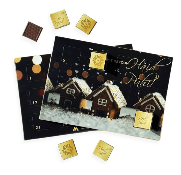 Advendikalender šokolaadiga kahepoolne - Image 1